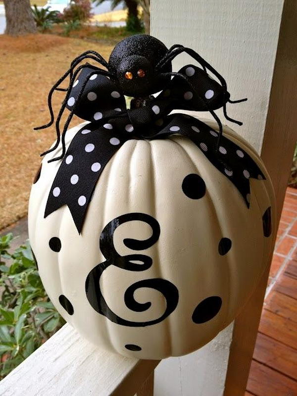 30 No Carve Pumpkin Ideas for Halloween Decoration - Hative