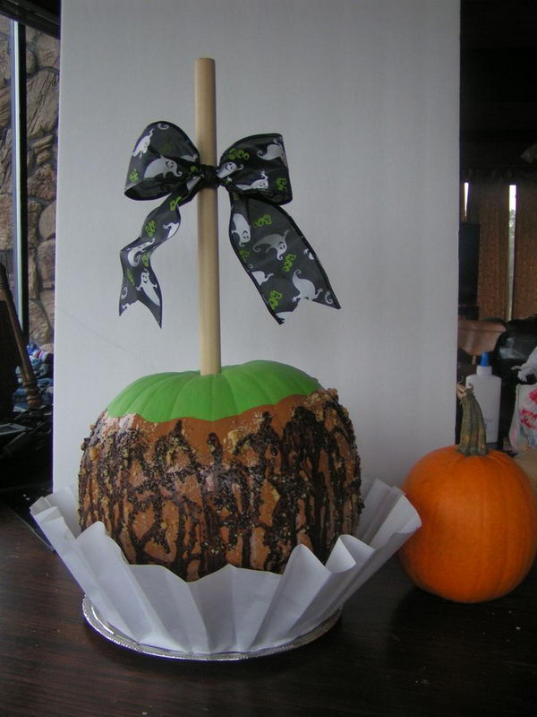 pumpkin carve decorating apple caramel halloween contest carving without painted pumpkins idea creative decoration easy cute decorated simple decorations cool