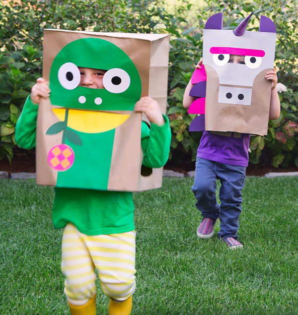 20 DIY Paper Bag Costume Ideas Hative
