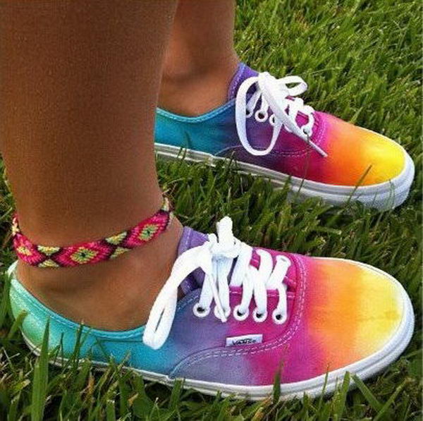 10+ Creative Rainbow Colored Shoes - Hative