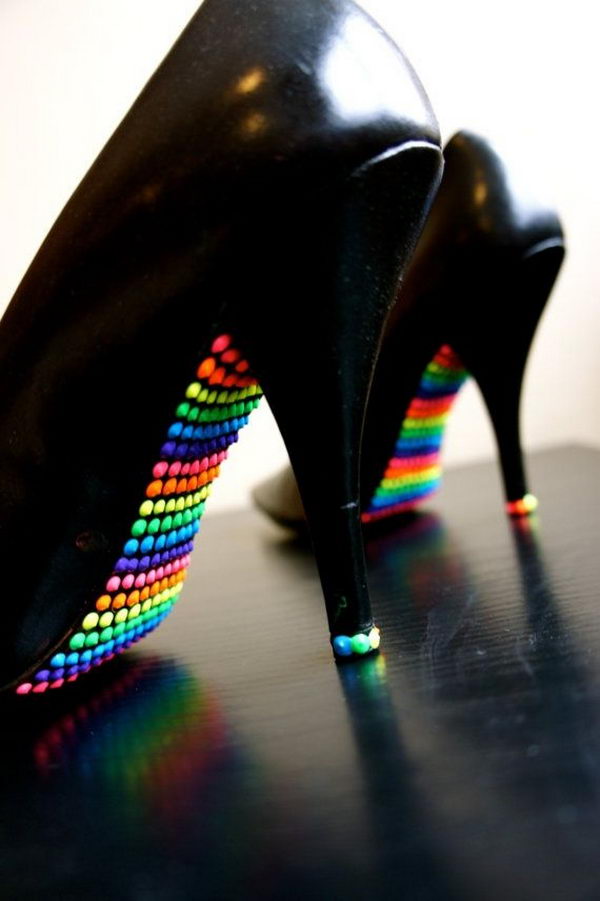 rainbow sandals