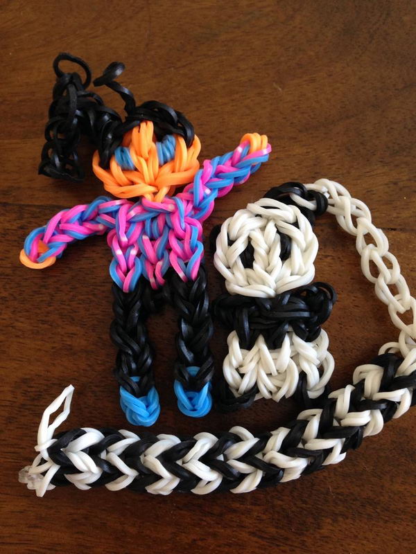 10 Cute Rainbow Loom Panda Charm Ideas for Kids - Hative