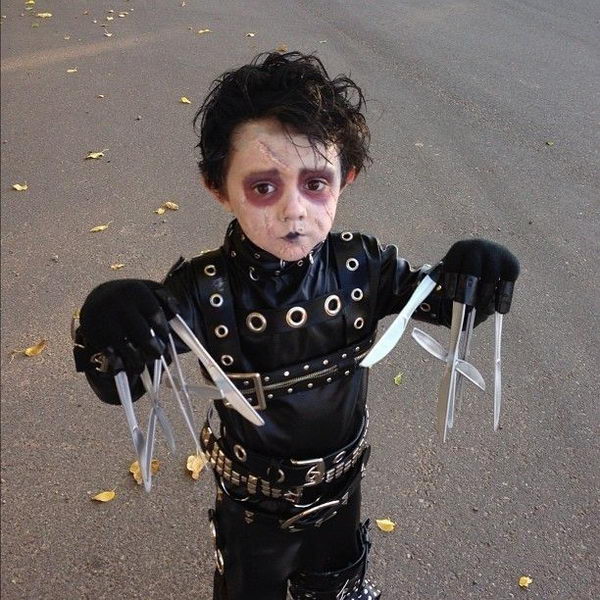 kids Halloween costumes | Edward Scissorhands costume 