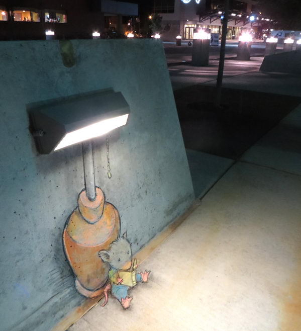 Chalk Street Art by David Zinn.