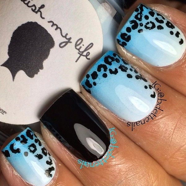 Cheetah or Leopard Nail Art. A great way to express your love for wildlife and leopard or cheetah in particular.