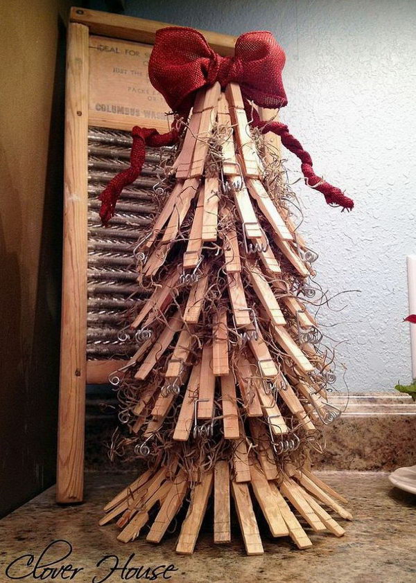 clothespin crafts tree hative easy source backdrop