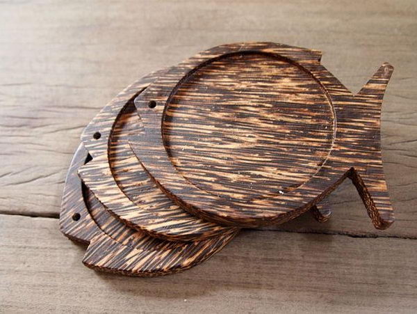 25 Best Images Wooden Coasters To Decorate / Authentic Wood Slices Decor Ideas For Your Home