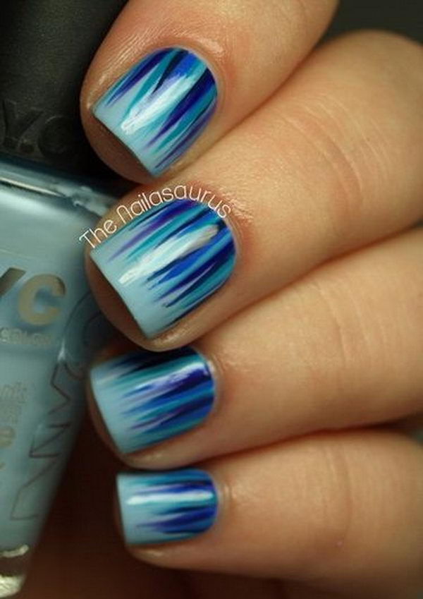 Blue Nail Art Designs French Tip Coffin Nail Designs Nails Luxury ногти