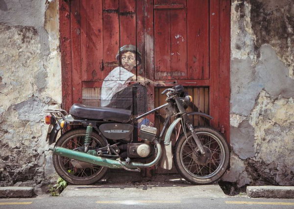 George Town, 2012. Street Art by Ernest Zacharevic.