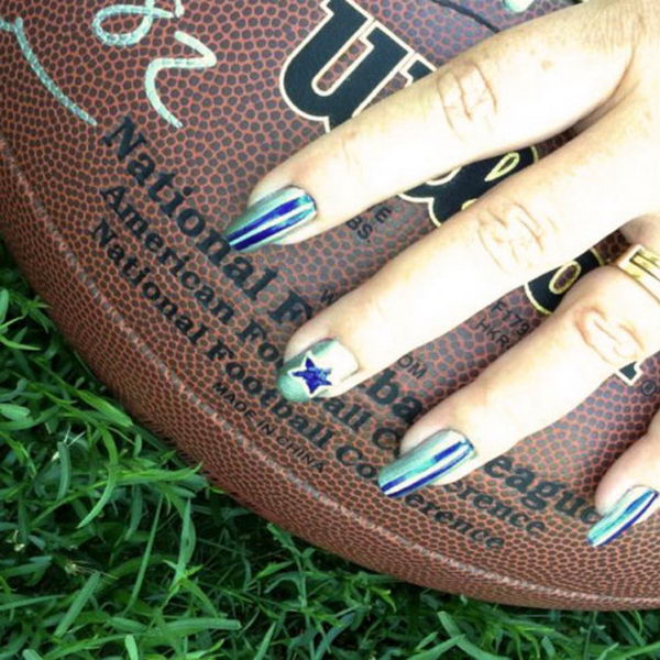 Spirit Fingers! 7 Festive Football Nail Art Inspirations and Fanicures