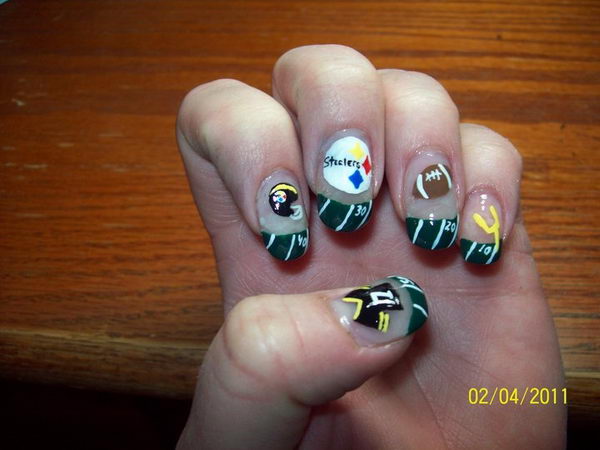 5. OU Football Nail Stickers - wide 6