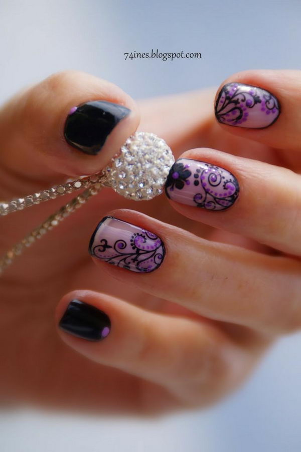 20 Fashionable Lace Nail Art Designs 2023