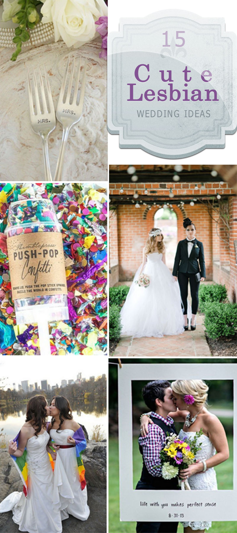 Cute Lesbian Wedding Ideas!