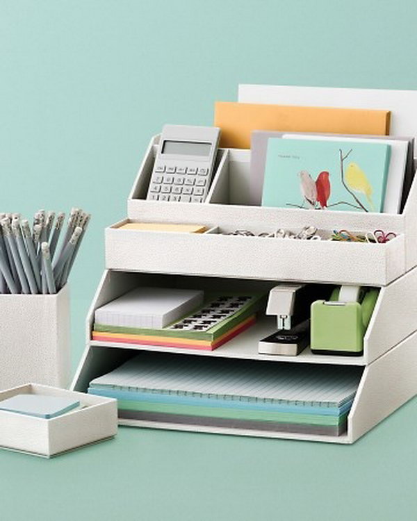 20 Creative Home Office Organizing Ideas - Hative