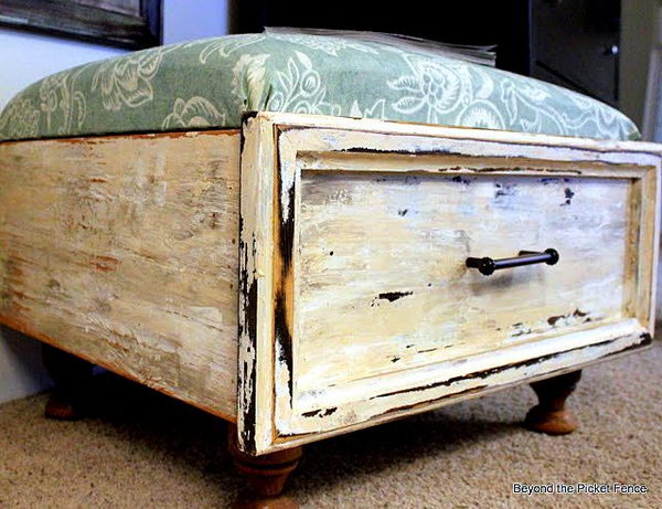 Old Drawer Ottoman.