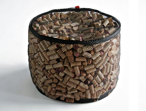 Wine Cork Ottoma.