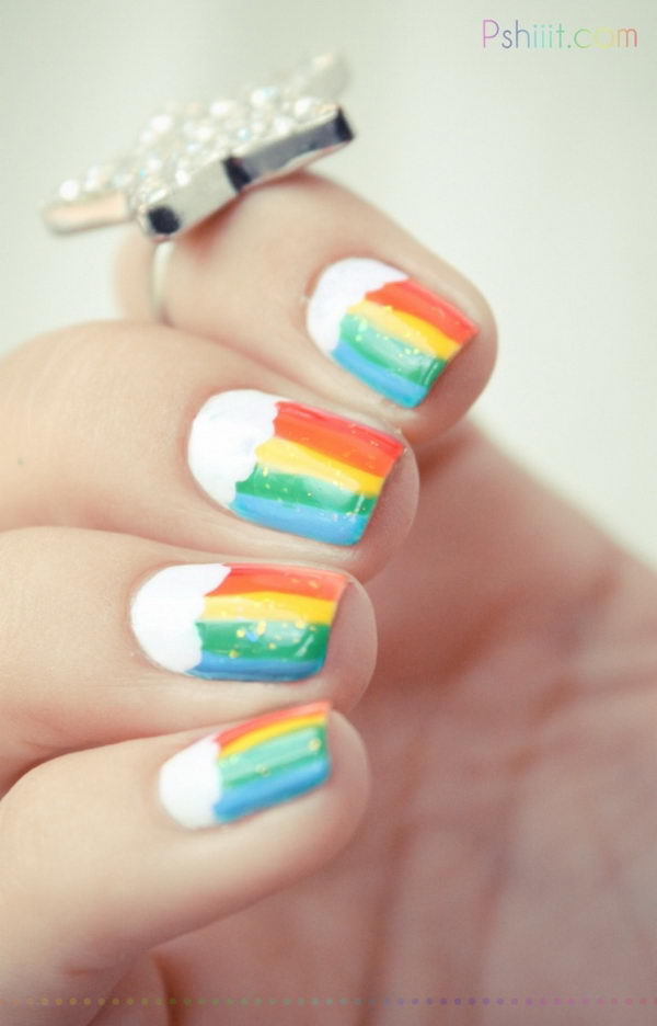 15 Cool Rainbow Nail Designs 2023