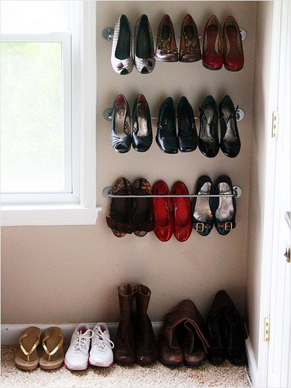 15 Creative Shoes Storage Ideas - Hative