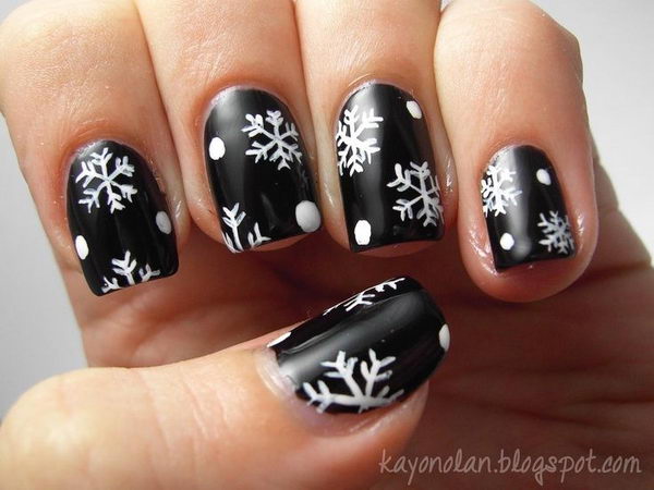 do red u make color how Hative 20 Nail  Cool Snowflake Designs Art