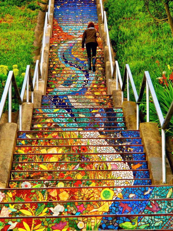 20 Awesome Stairs Street Art Hative