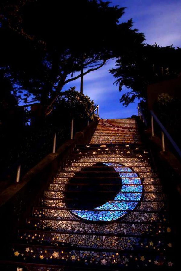 20 Awesome Stairs Street Art - Hative