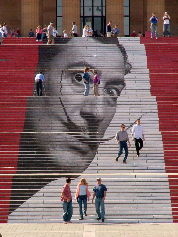 Stairs Street Art.