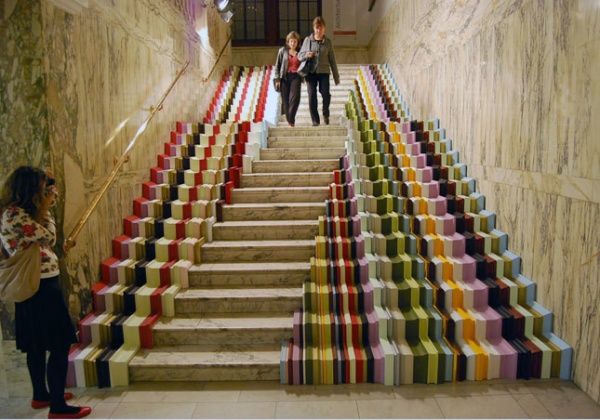 20 Awesome Stairs Street Art - Hative