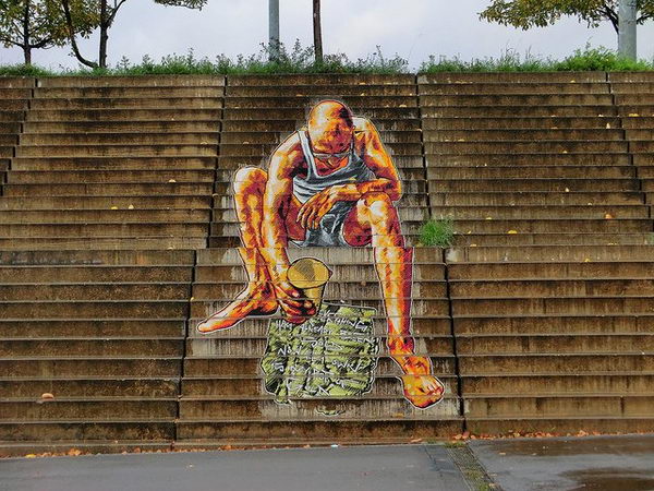 Stairs Street Art.