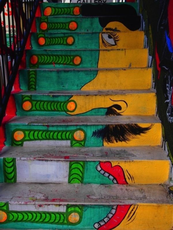 Stairs Street Art.