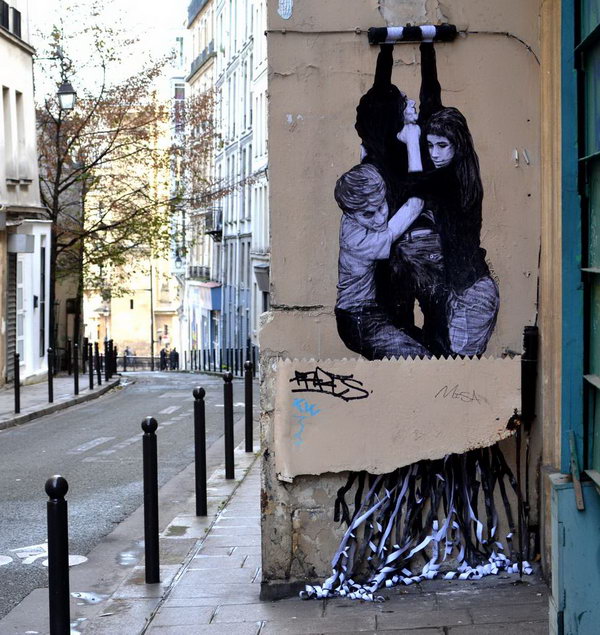 Street Art by French Artist Charles Leval.