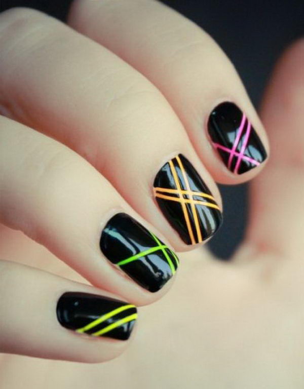 Cool Stripe Nail Designs - Hative