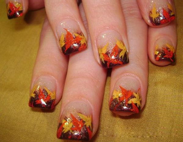 5. "Thanksgiving Nail Inspiration using Basic Colors" - wide 3