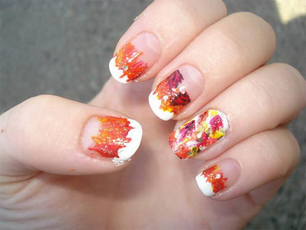 30 Cool Thanksgiving and Fall Nail Designs - Hative