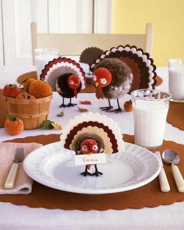 Thanksgiving Place Card Ideas