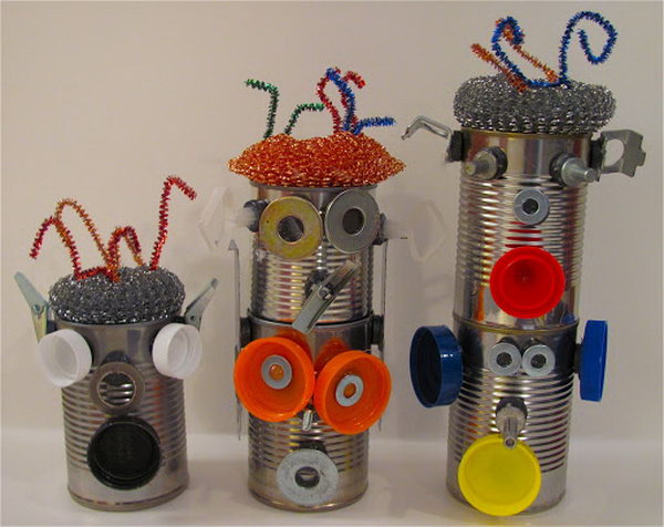 20 Recycled Tin Can Craft Ideas - Hative