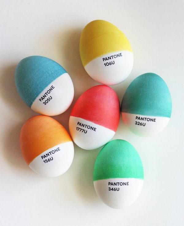 Instead of buying colored eggs from stores, it is always fun to create your own Easter egg craft at home with your family. Use your creativity and try one of them.