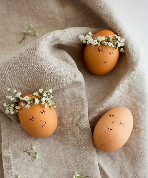 Instead of buying colored eggs from stores, it is always fun to create your own Easter egg craft at home with your family. Use your creativity and try one of them.