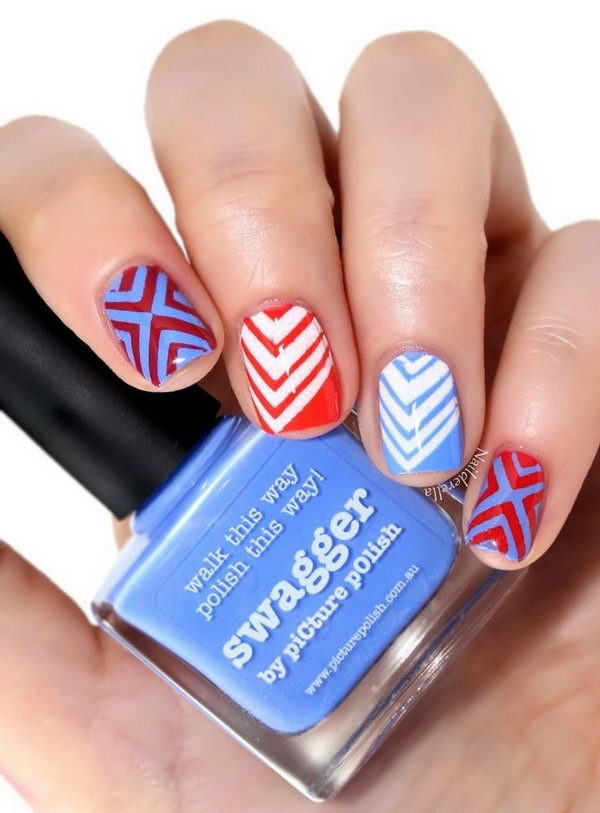 Geometric Nail Art