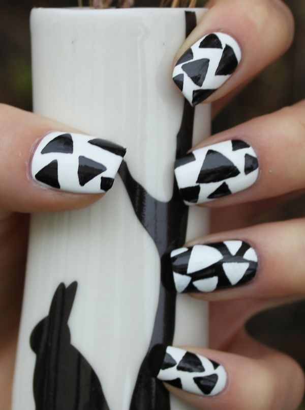 Geometric Nail Art