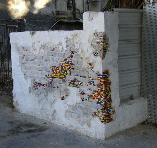 Artist Jan Vormann Uses LEGOs to Repair Old Buildings