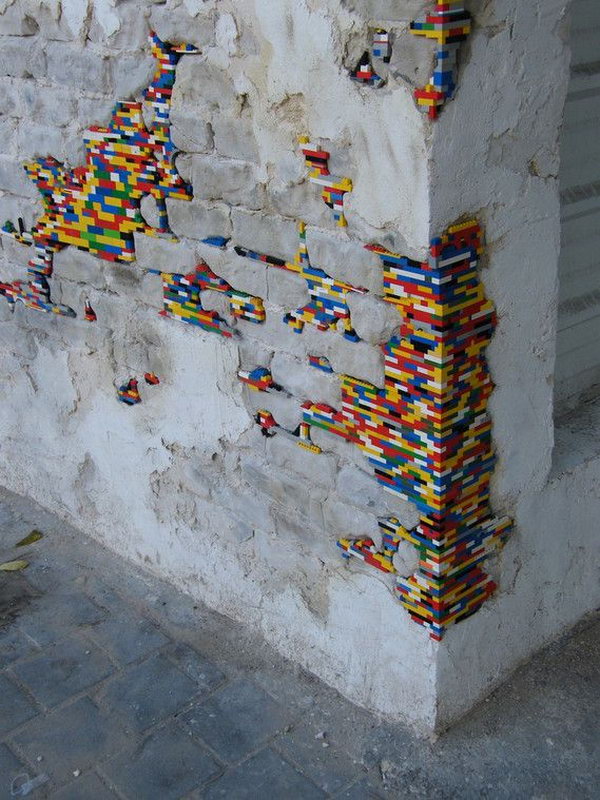 Artist Jan Vormann Uses LEGOs to Repair Old Buildings