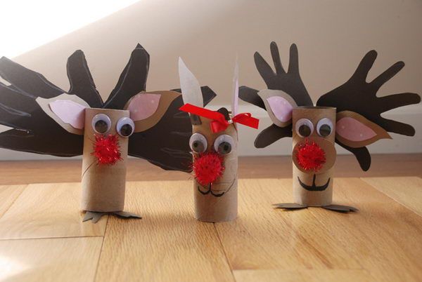 Cool Reindeer Crafts for Christmas - Hative