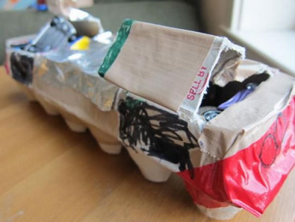 Egg Carton Transport Ship. 