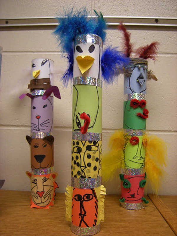 Cool Totem Pole Craft Projects For Kids Hative