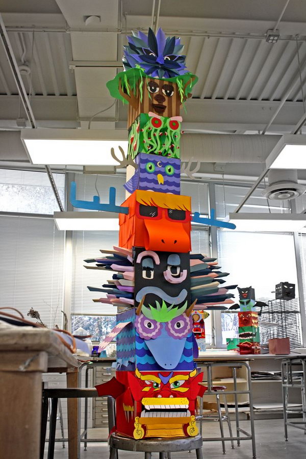 Cool Totem Pole Craft Projects For Kids - Hative