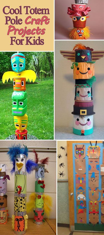 Cool Totem Pole Craft Projects For Kids - Hative