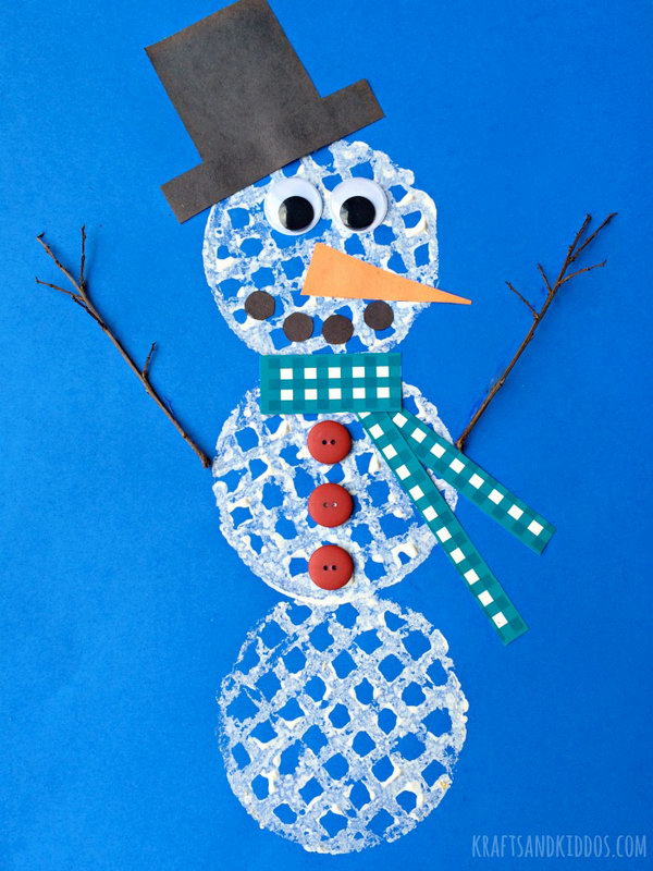 easy-snowflakes-for-preschoolers-winter-pinterest-snowman