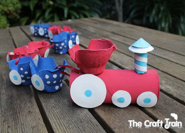 Egg Carton Train, 