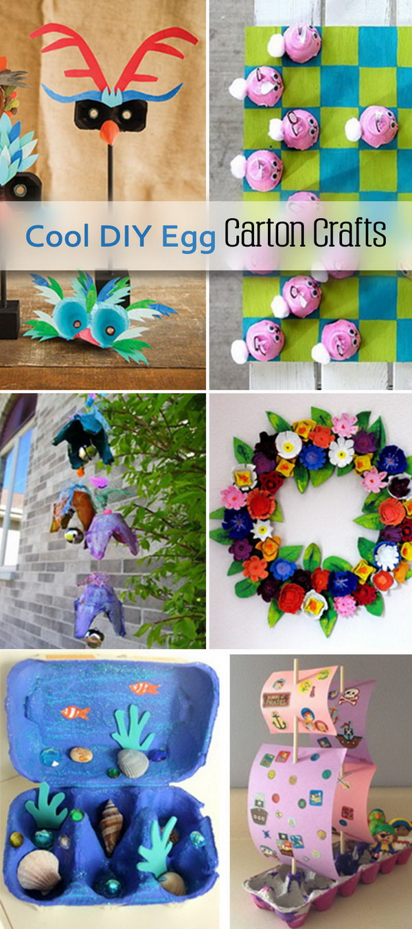 Cool Diy Egg Carton Crafts Hative