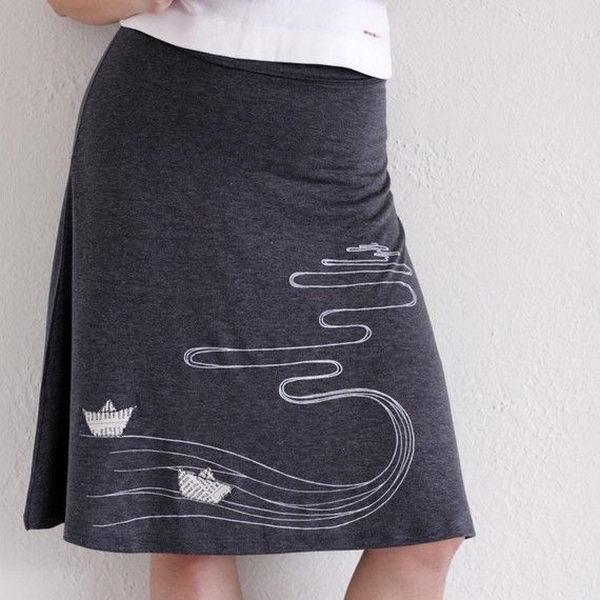 Handmade Girl Skirt. Do something new today that will be fashionable all summer.